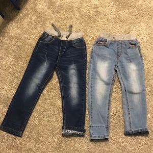 4T jeans - dark and light - bundle - both for $25